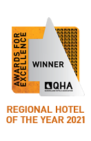 QHA Winner 2021 - Regional Hotel of the Year, Best Keno Venue, Best Pub-Style Accommodation, and Chef of the Year (Paul Lochel)